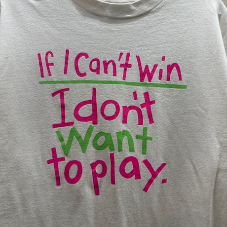used 90s MESSAGE TEE