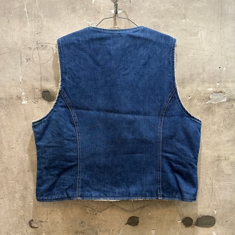 used DENIM BOA VEST