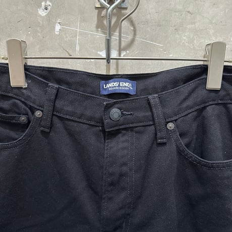 used LAND'S END BLACK DENIM