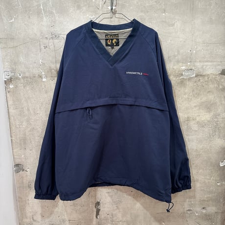 AMANATI V NECK NYLON JACKET "HARDMETALS"