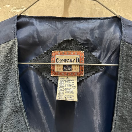 used COMPANY B SUEDE VEST