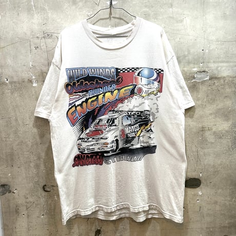 used J.GALT WILD WINDS OLD SCHOOL THUNDER ENGINE TEE