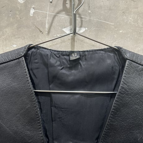used LEATHER VEST