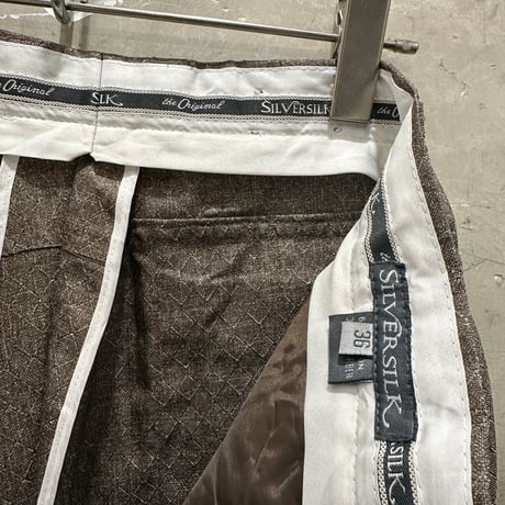 deadstock SILVERSILK TUCK PANTS