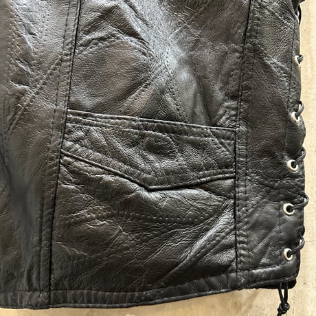 used CARIBOU CREEK LEATHER VEST