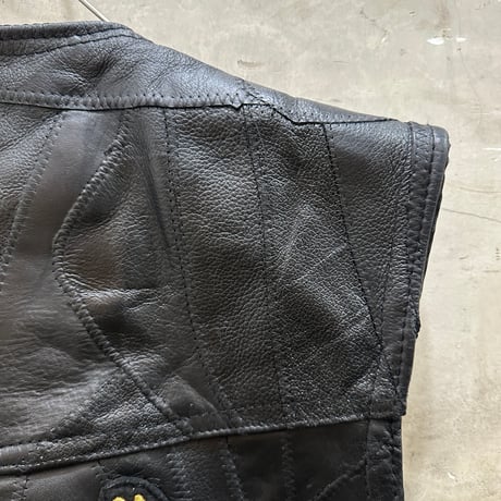 used DIAMOND PLATE BUFFALO LEATHER VEST