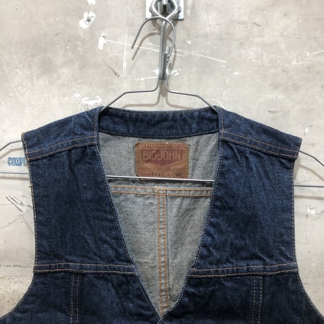 deadstock BIG JOHN SUZUKI denim vest