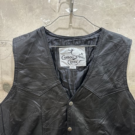 used CARIBOU CREEK LEATHER VEST