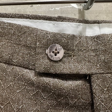 deadstock SILVERSILK TUCK PANTS