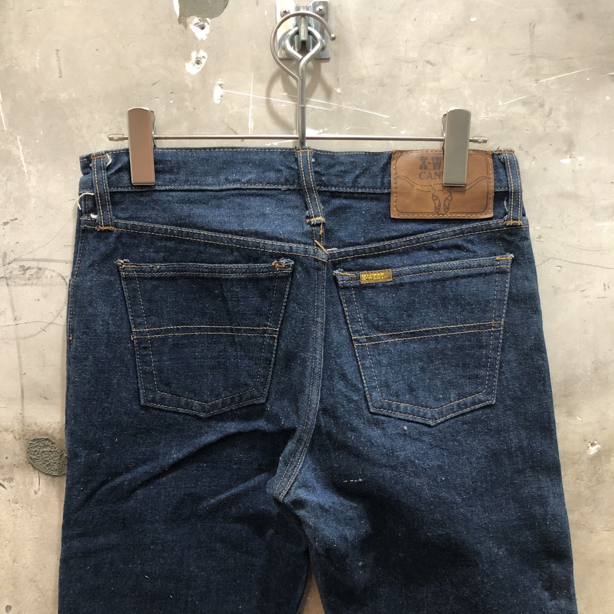 60sビンテージ！X-WEST CANTONデザインジーンズw80ハーレー 60s X-WEST CANTON STRAIGHT DENIM | if you want