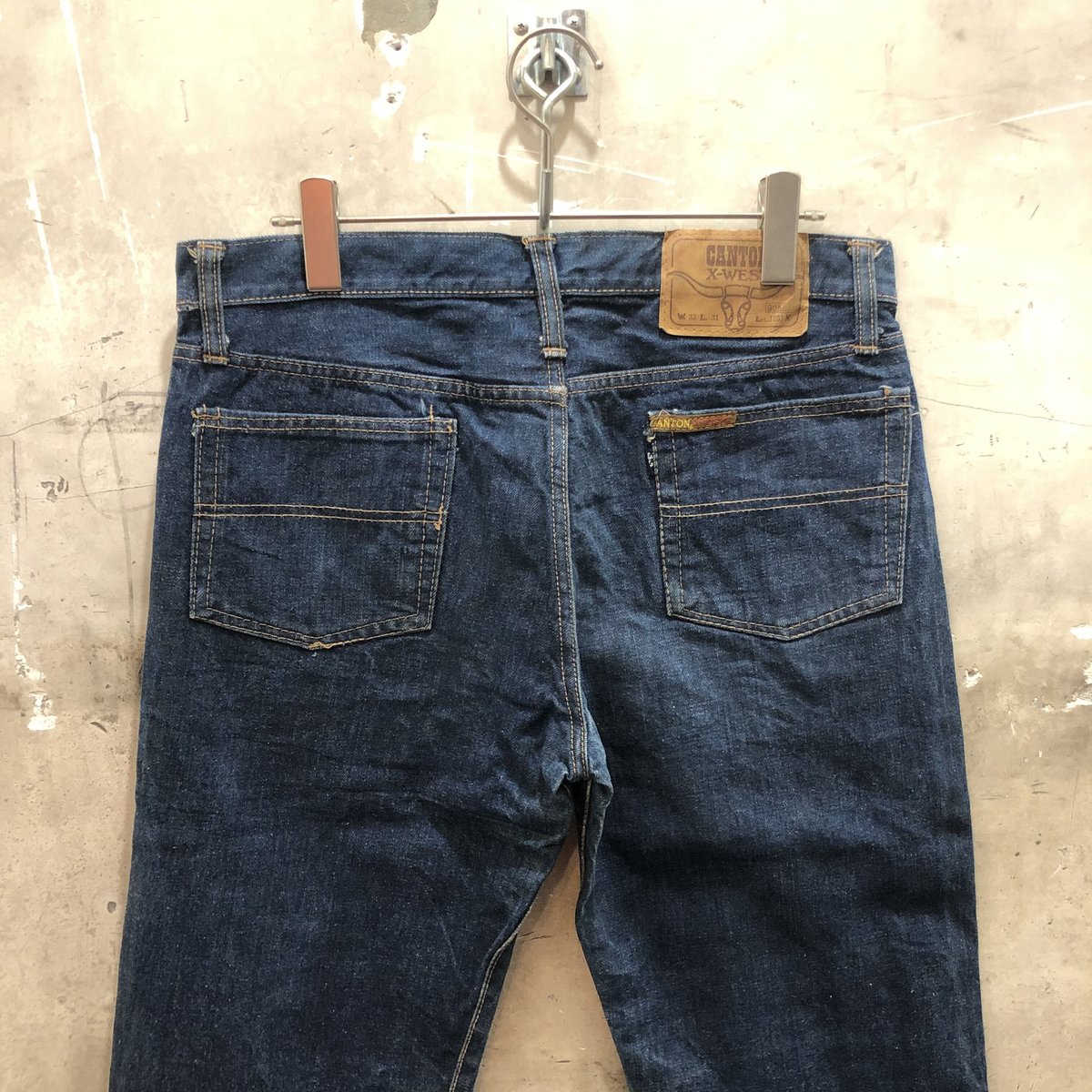 60s CANTON X-WEST W33 DENIM PANTS | if you want