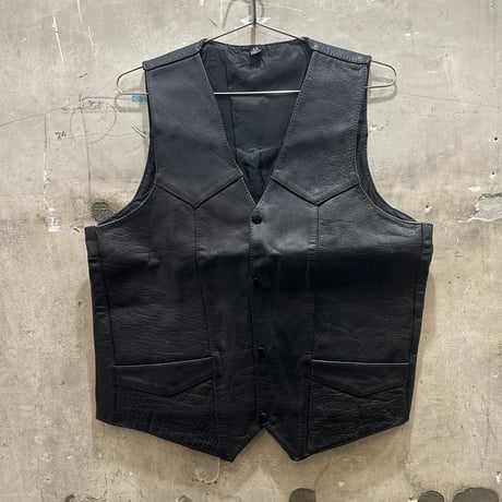 used LEATHER VEST