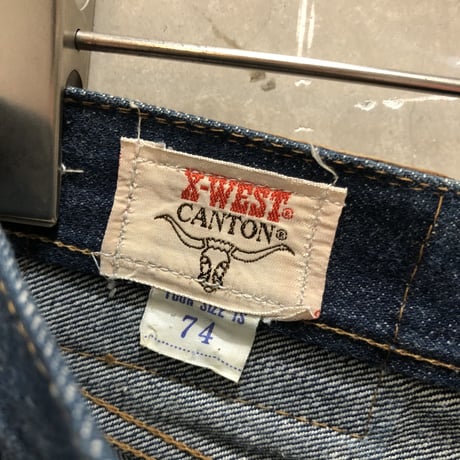 60s X-WEST CANTON  STRAIGHT DENIM