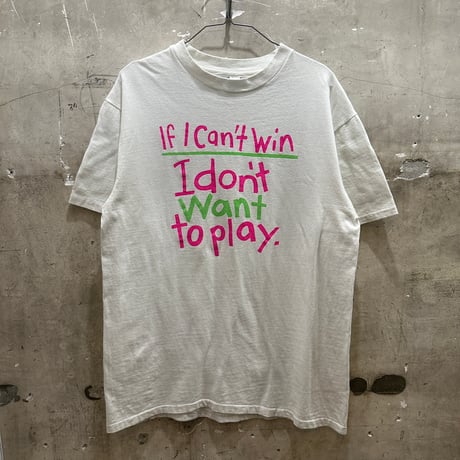 used 90s MESSAGE TEE