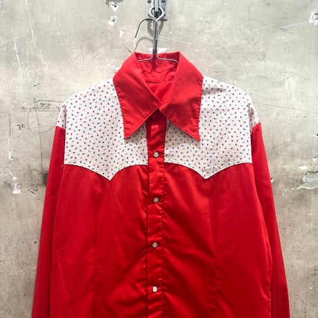 used FLOWER WESTERN SHIRTS