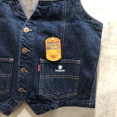 deadstock BIG JOHN SUZUKI denim vest