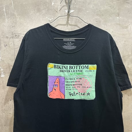 used SPONGE BOB PATRICK TEE