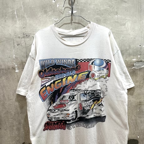 used J.GALT WILD WINDS OLD SCHOOL THUNDER ENGINE TEE