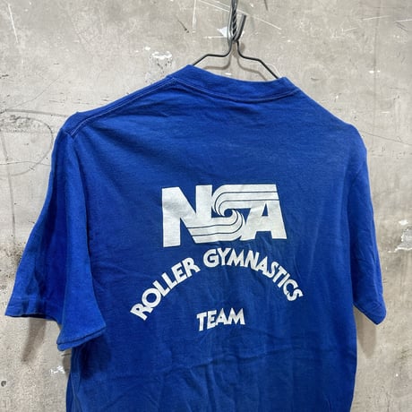 used 80s NSA COLLEGE PRINT T-sh