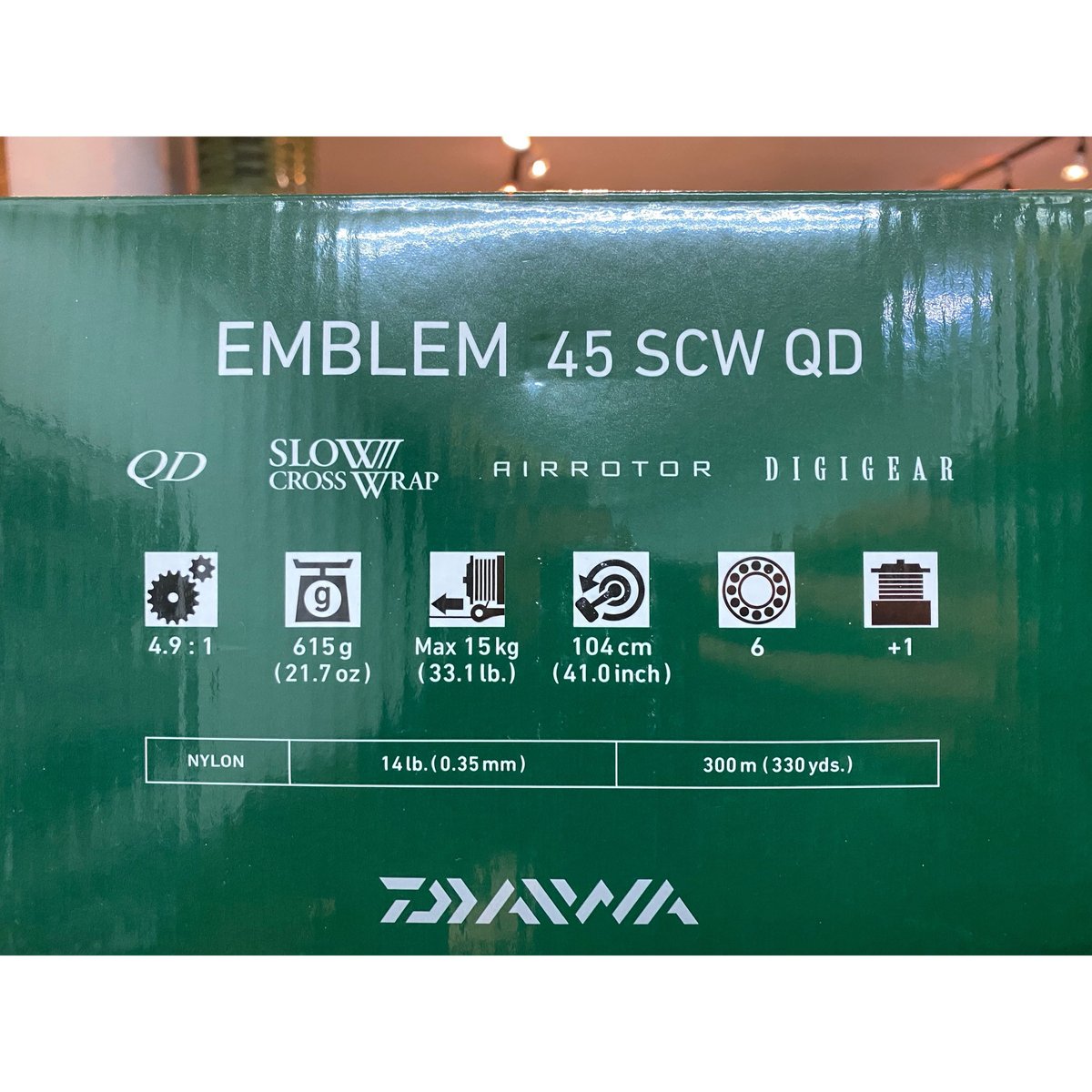 DAIWA.UK 19 エンブレム 45 SCW QD | CARPROAD カープロード