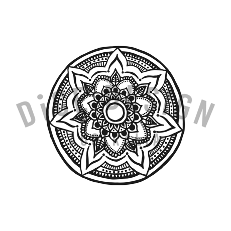 "Mandala A" iPhoneケース