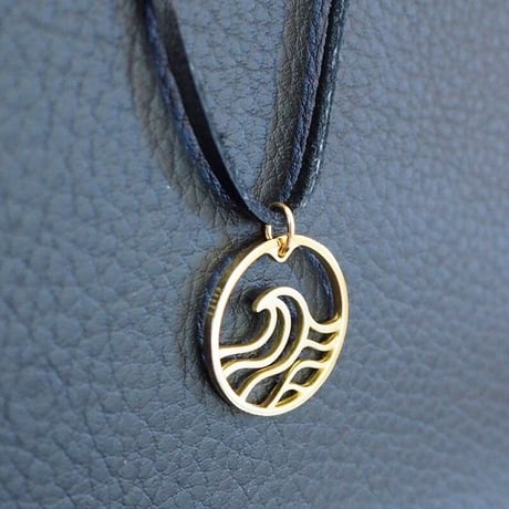 Wave Coin [K10 / K18 / Pt900]