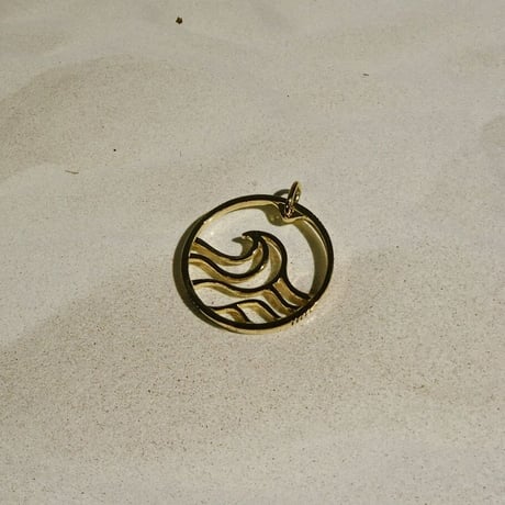 Wave Coin [K10 / K18 / Pt900]