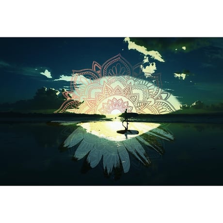 Sunset Flower Tee
