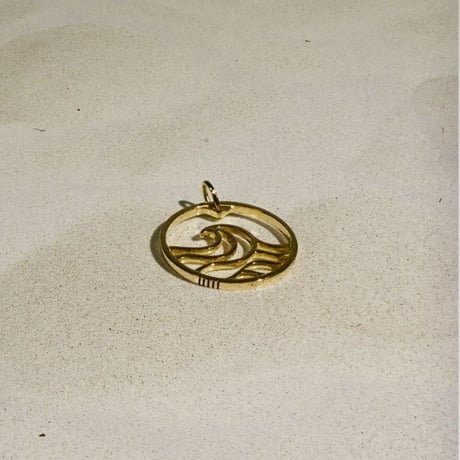 Wave Coin [K10 / K18 / Pt900]