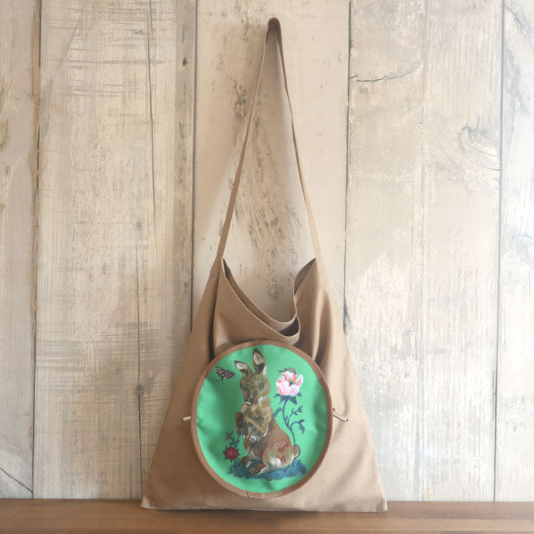 Nathalie Lete × mYmI ラパン オーバル ポケッタブルショルダー  