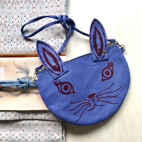 Nathalie Lete × mYmI ウサギポシェット ブルー