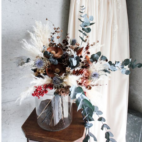 bouquet boutonniere set 栗梅kuriume