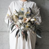 botanical  bouquet boutonniere set