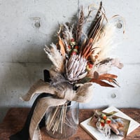 botanical  bouquet boutonniere set