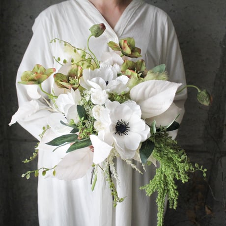 キングプロテアとパームフラワーのブーケセット♡ 2_ce2c073382fe507df09ab0d37930