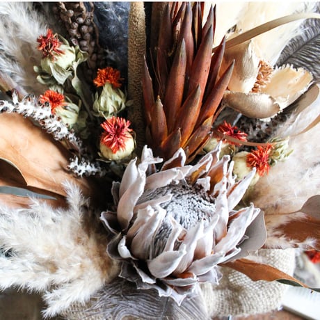 botanical  bouquet boutonniere set
