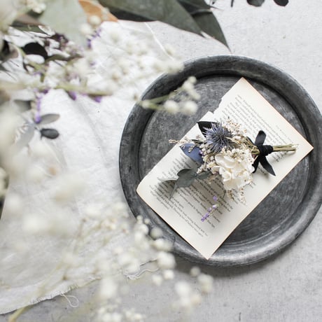 bouquet boutonniere set  白練shironeri