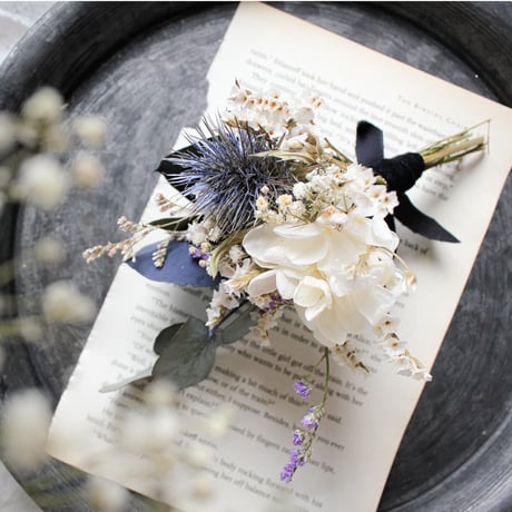 bouquet boutonniere set  白練shironeri
