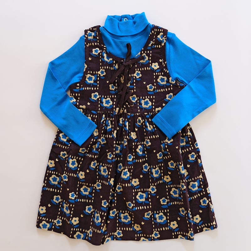 Misha & Puff / Corduroy Agatha Dress - Raisin W