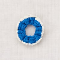 Misha & Puff / Crochet Scrunchie - Cerulean