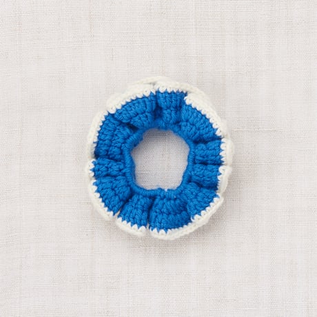 Misha & Puff / Crochet Scrunchie - Cerulean