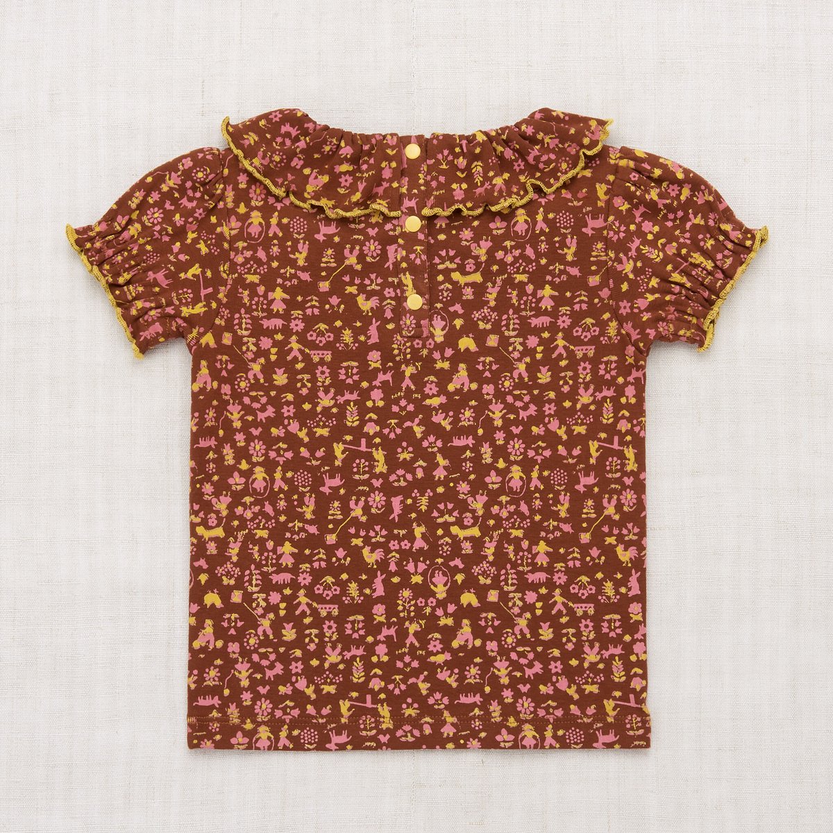 misha&puff Balloon Sleeve Paloma 花柄