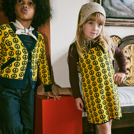 Misha & Puff / Prudence Dress - Mango Peace Jacquard
