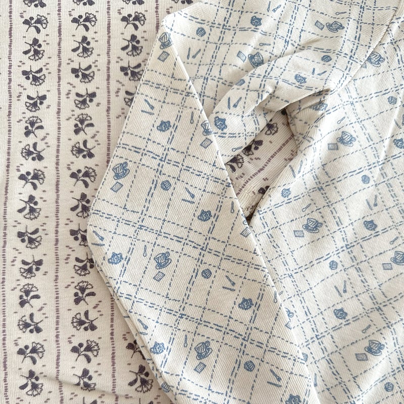 SOOR PLOOM / SNAP TURTLENECK - Thistle Print, D 