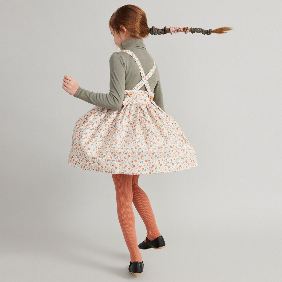 SOOR PLOOM / Enola Pinafore - Meadow Print