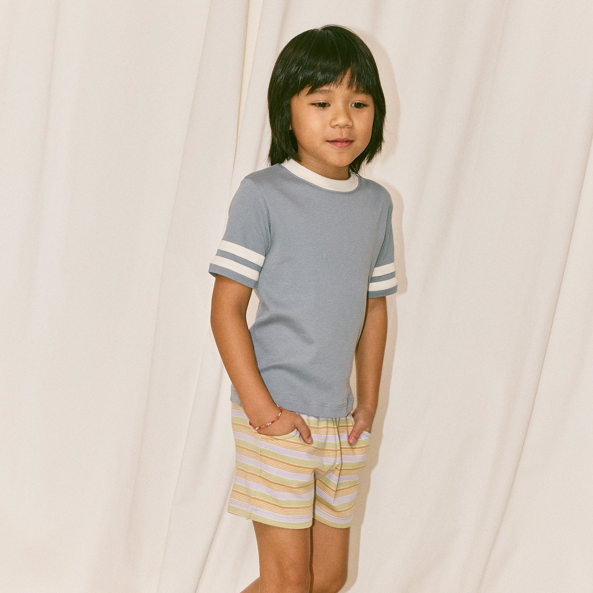 Misha & Puff 長袖カットソー 2y お茶会スカウト本文読んでください Misha & Puff / REC TEE - DOVE | hi heidi