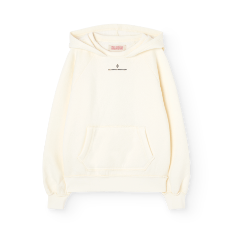 THE ANIMALS OBSERVATORY / BEAVER KID HOODIE - Raw White