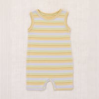 Misha & Puff / BABY TANK ROMPER - MIST AVENUE STRIPE