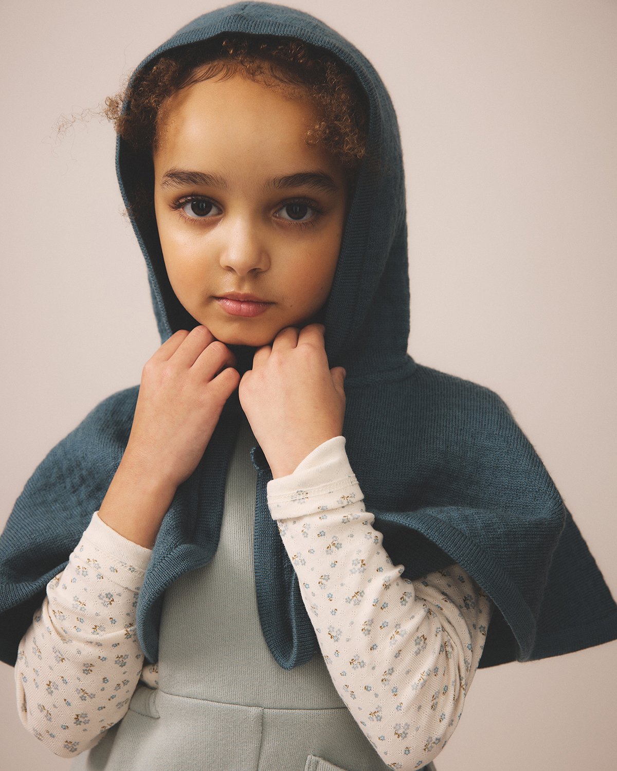 値下げ　新品　soor ploom pouf tee  8y SOOR PLOOM / POUF TEE - CALICO PRINT POINTELLE,