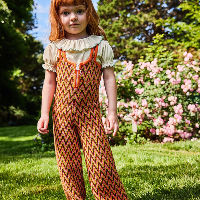 Misha & Puff / Jacquard Simone Overall - Poppy